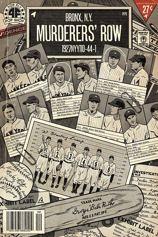 Murderers' Row 1927 New York Yankees Poster