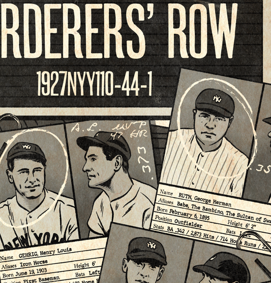 141. (SOLD OUT) "Murderers' Row" 7" x 10.5" Art Print