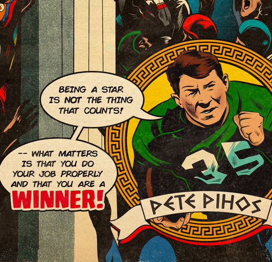 29. (SOLD OUT) "The Golden Greek" 7" x 10.5" Art Print