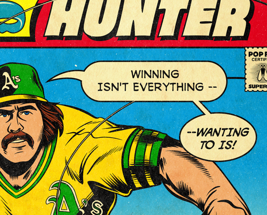 145. (SOLD OUT) "Catfish Hunter" 7" x 10.5" Art Print