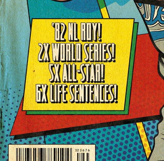 161. "Steve Sax" 7" x 10.5" Art Print