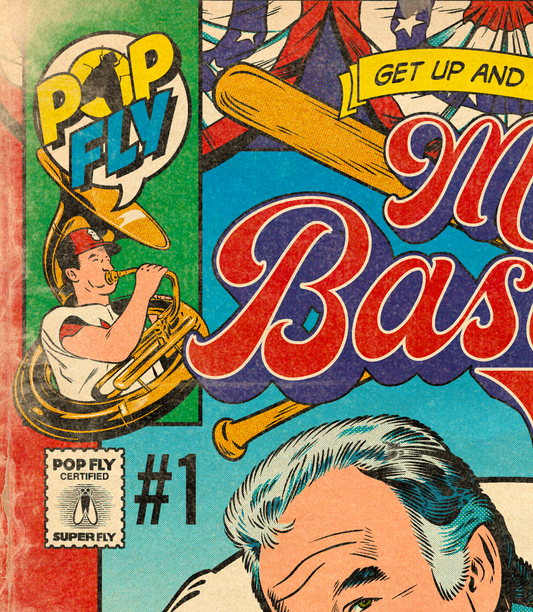 180. (SOLD OUT) "Mr. Baseball" 7" x 10.5" Art Print