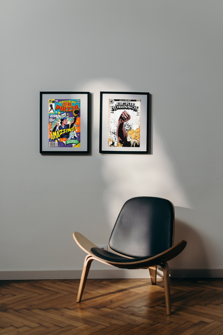 82. (SOLD OUT) "The Continuing Saga of Mike Piazza" 7" x 10.5" Art Print