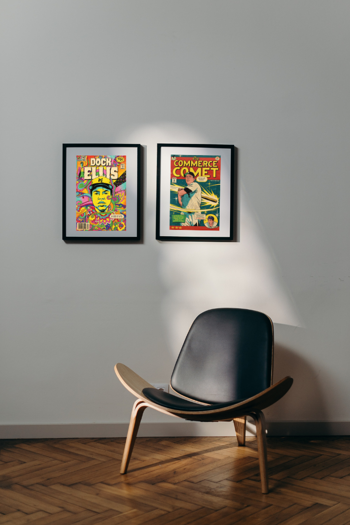 54. (SOLD OUT) "Dock Ellis" 7" x 10.5" Art Print