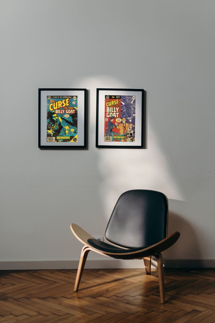 72. (SOLD OUT) "The Curse of the Billy Goat" 7" x 10.5" Art Print