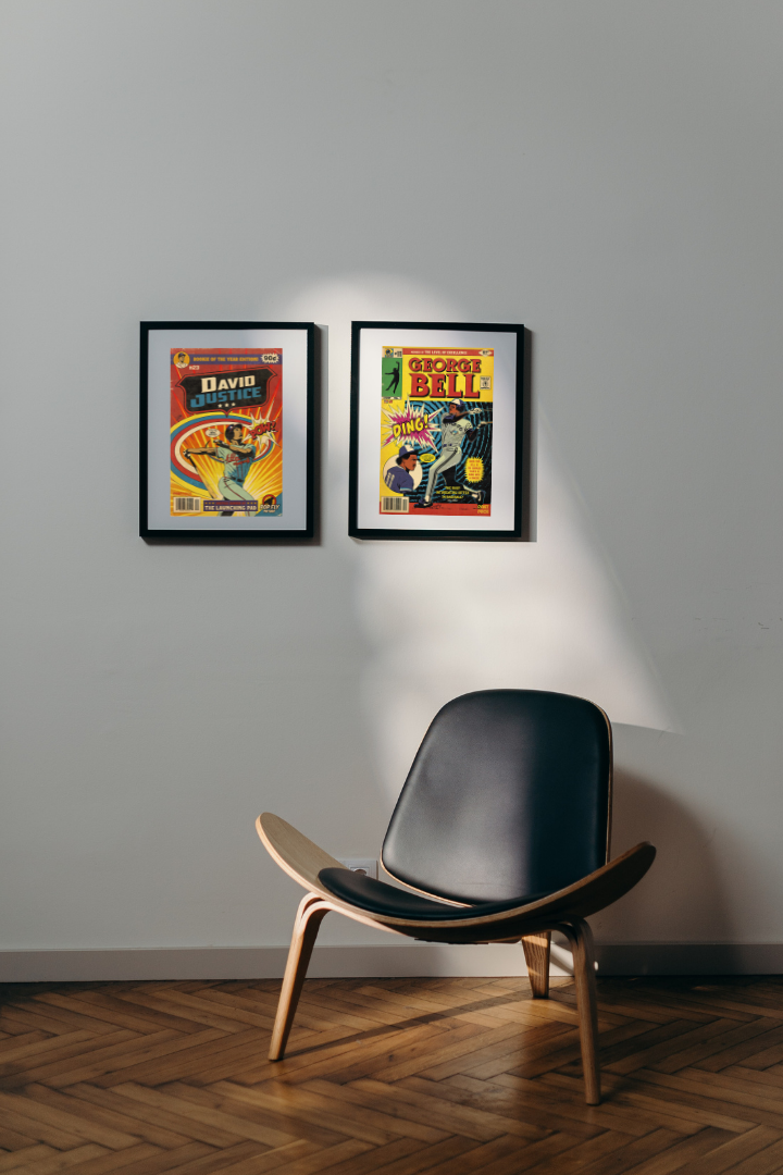 61. (SOLD OUT) "David Justice" 7" x 10.5" Art Print