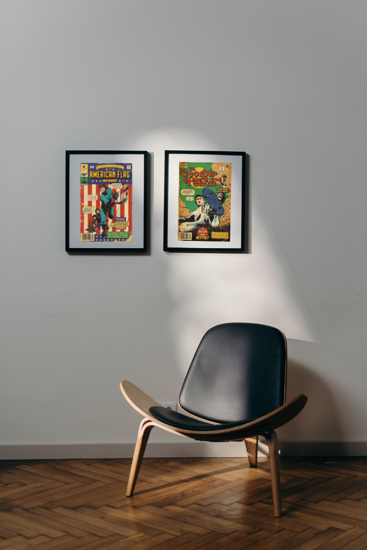 44. (SOLD OUT) "The American Flag Incident" 7" x 10.5" Art Print