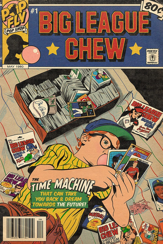 95. (SOLD OUT) "Big League Chew" 7" x 10.5" Art Print