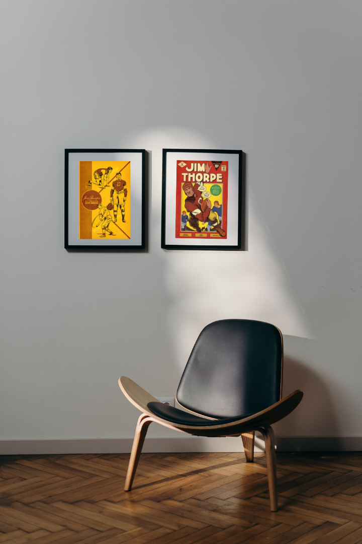 09. (SOLD OUT) LIMITED EDITION "Jim Thorpe" 7" x 10.5" Art Print