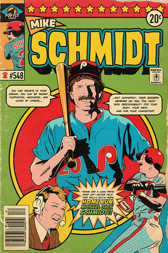 Mike Schmidt Wood Print