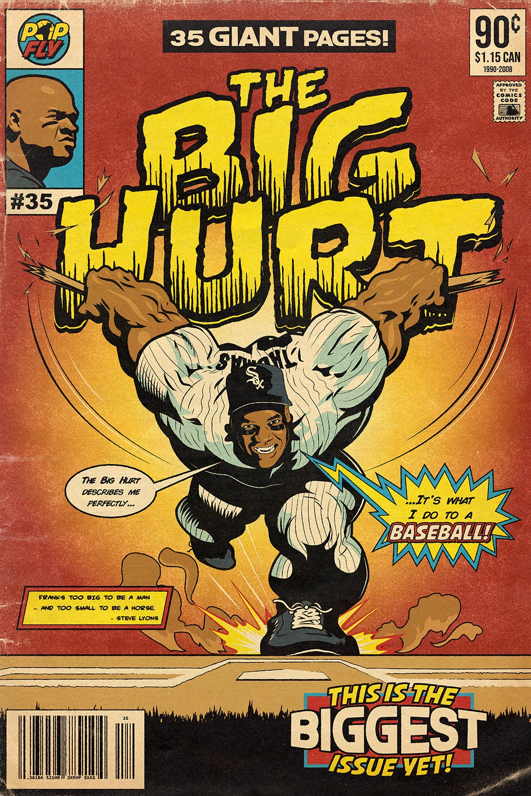 20. (SOLD OUT) "The Big Hurt" 7" x 10.5" Art Print