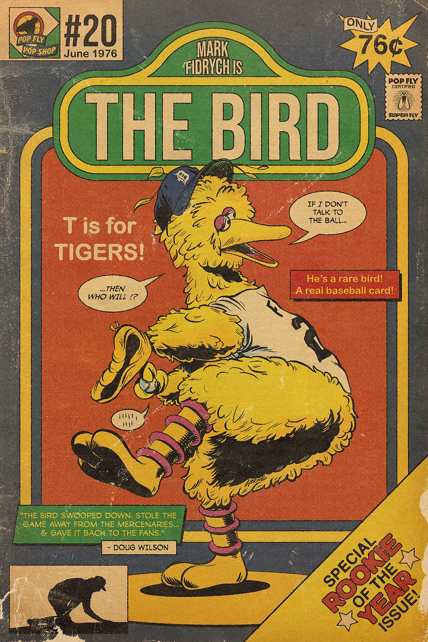 39. (SOLD OUT) "The Bird" 7" x 10.5" Art Print