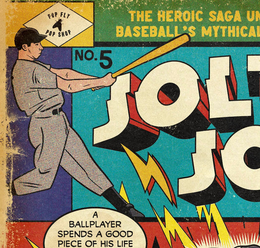 129. (SOLD OUT) "Joltin' Joe" 7" x 10.5" Art Print