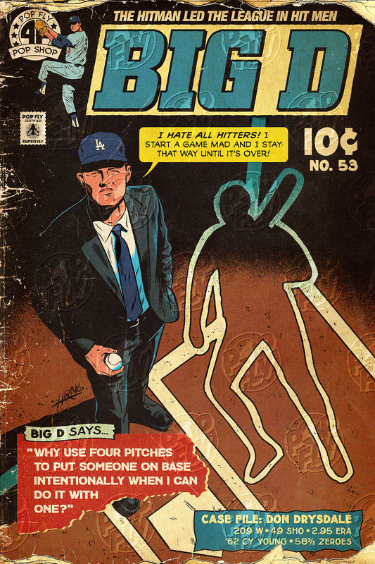 224. "Big D"  7" x 10.5"