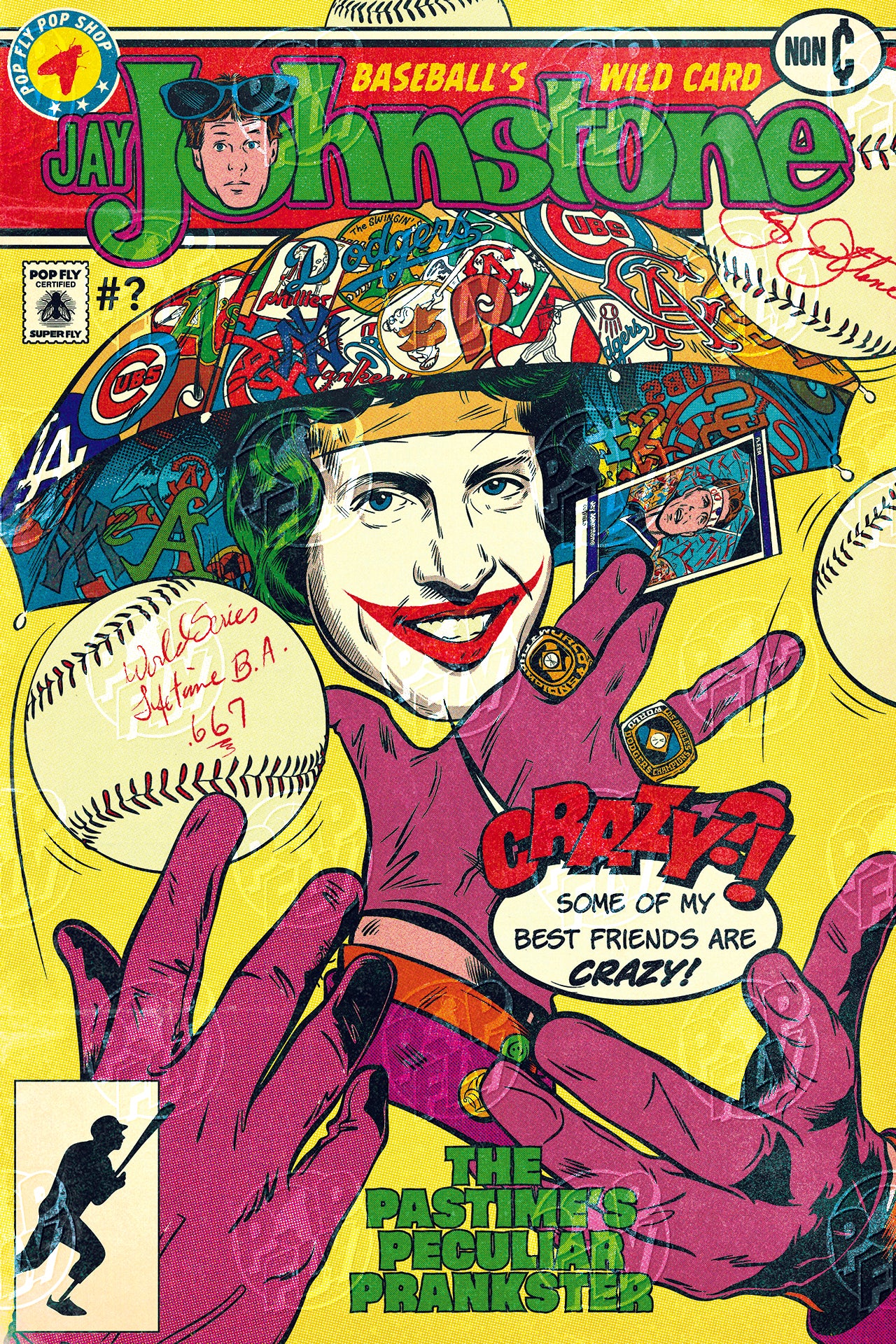 221. "Jay Johnstone"  7" x 10.5"