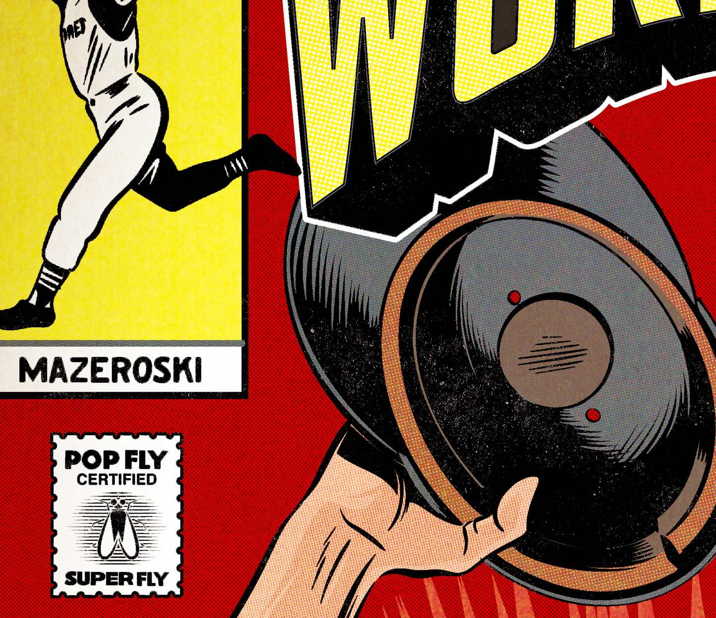 152. "World Series 60: The Mazeroski Moment" 7" x 10.5" Art Print
