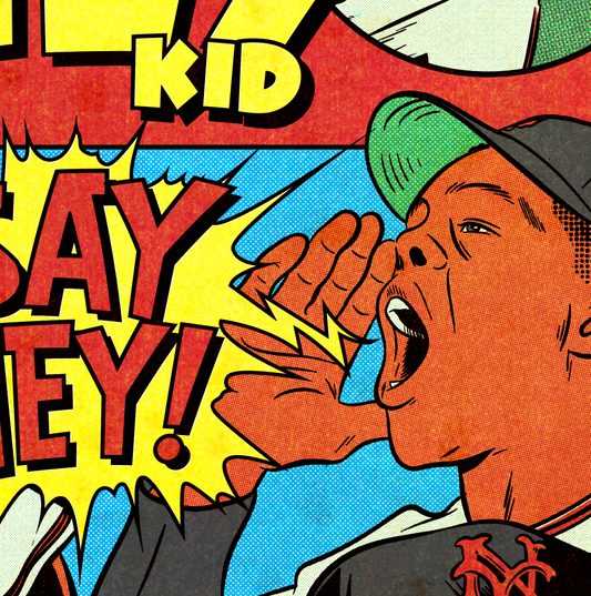 164. "The Say Hey Kid" 7" x 10.5" Art Print