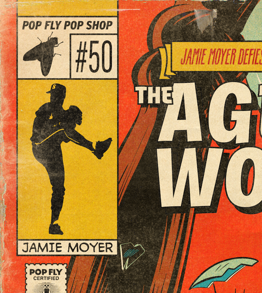 166. Jamie Moyer "Ageless Wonder" 7" x 10.5" Art Print