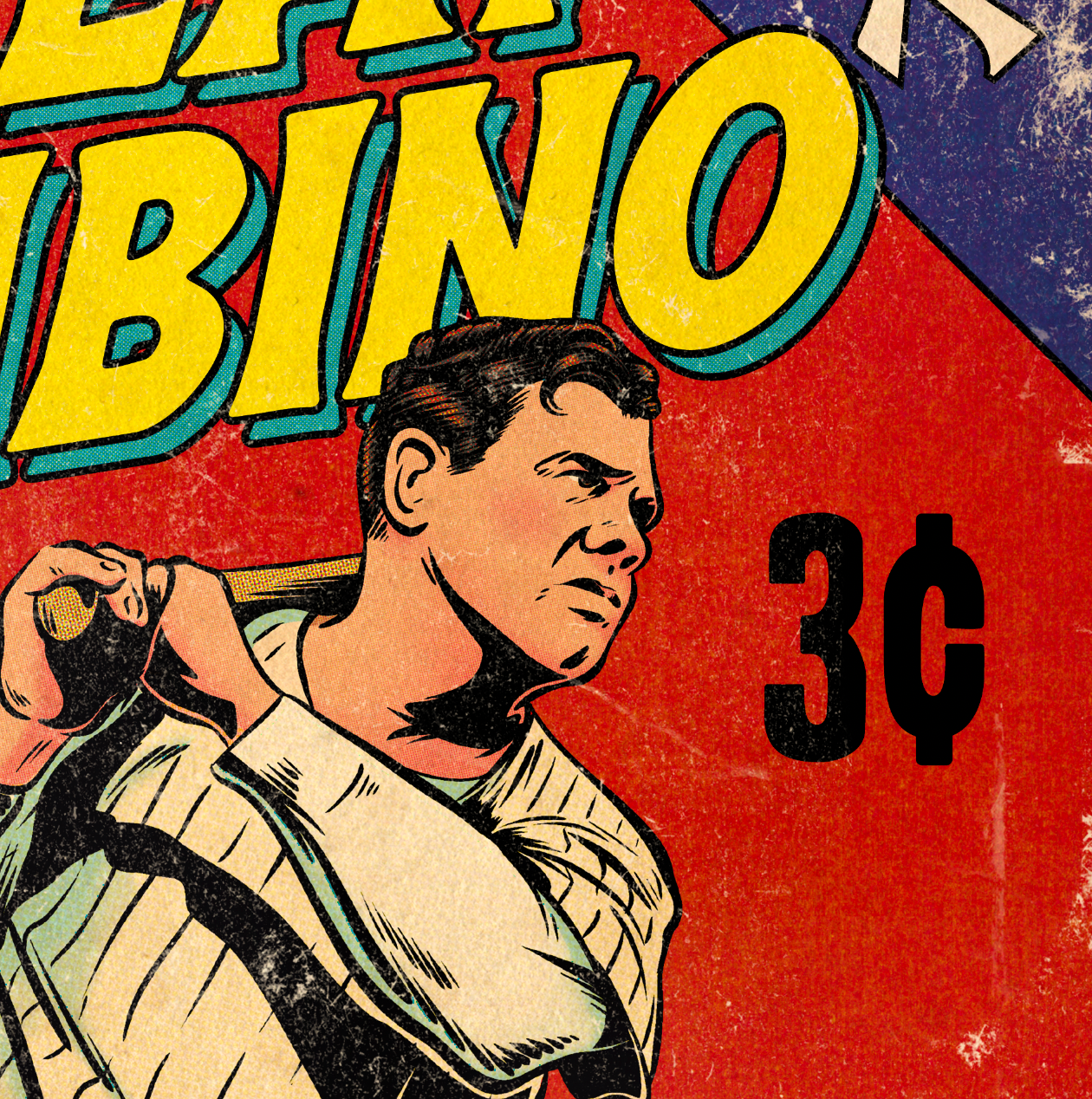 173. (SOLD OUT) "The Great Bambino" 7" x 10.5" Art Print