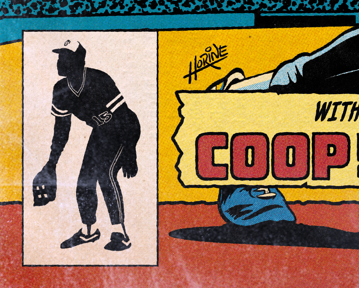 208. "Coooop!"  7" x 10.5" Art Print