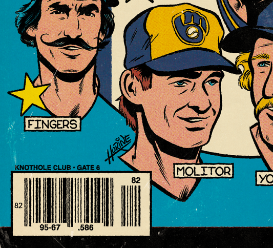 215. "Harvey's Wallbangers"  7" x 10.5" Art Print