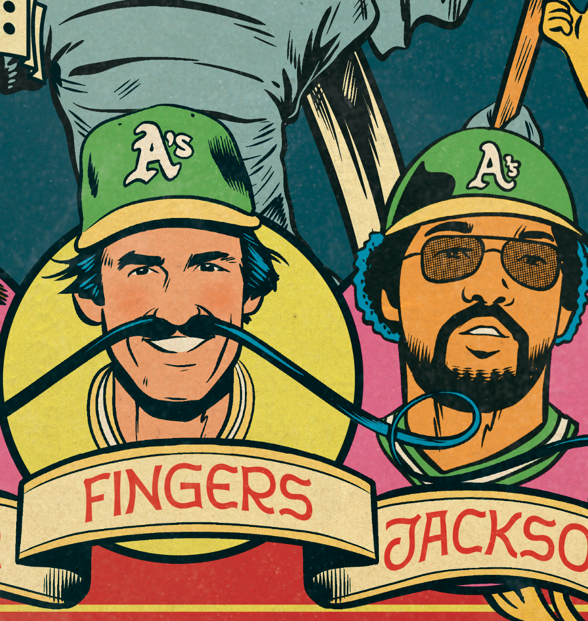 216. "Charlie O. Finley"  7" x 10.5" Art Print