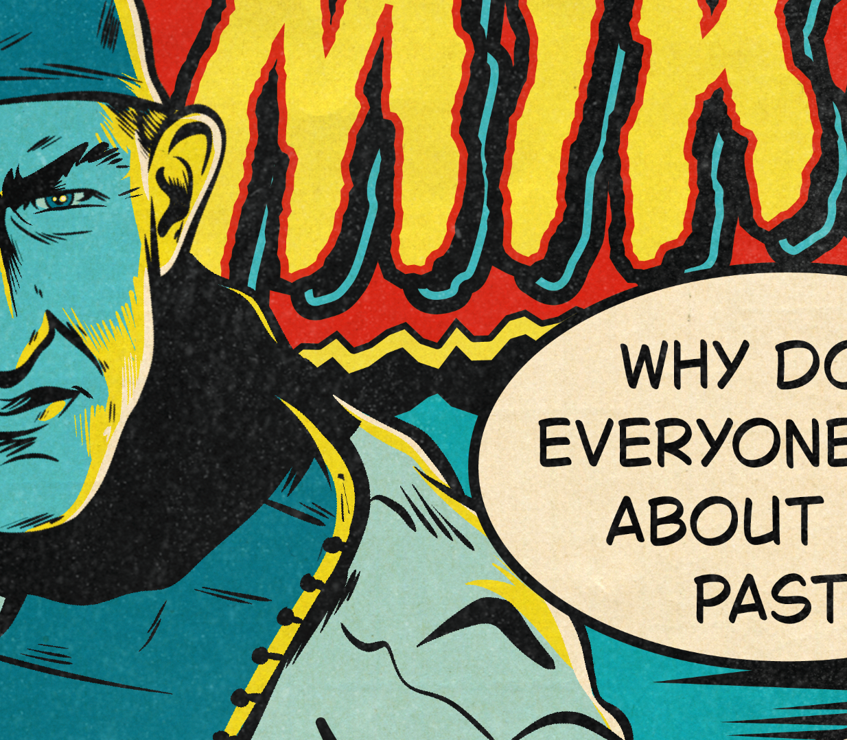 217. "Black Mike"  7" x 10.5" Art Print