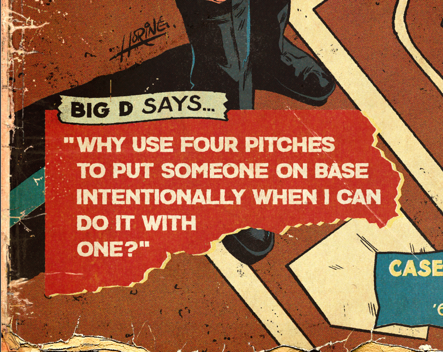 224. "Big D"  7" x 10.5"