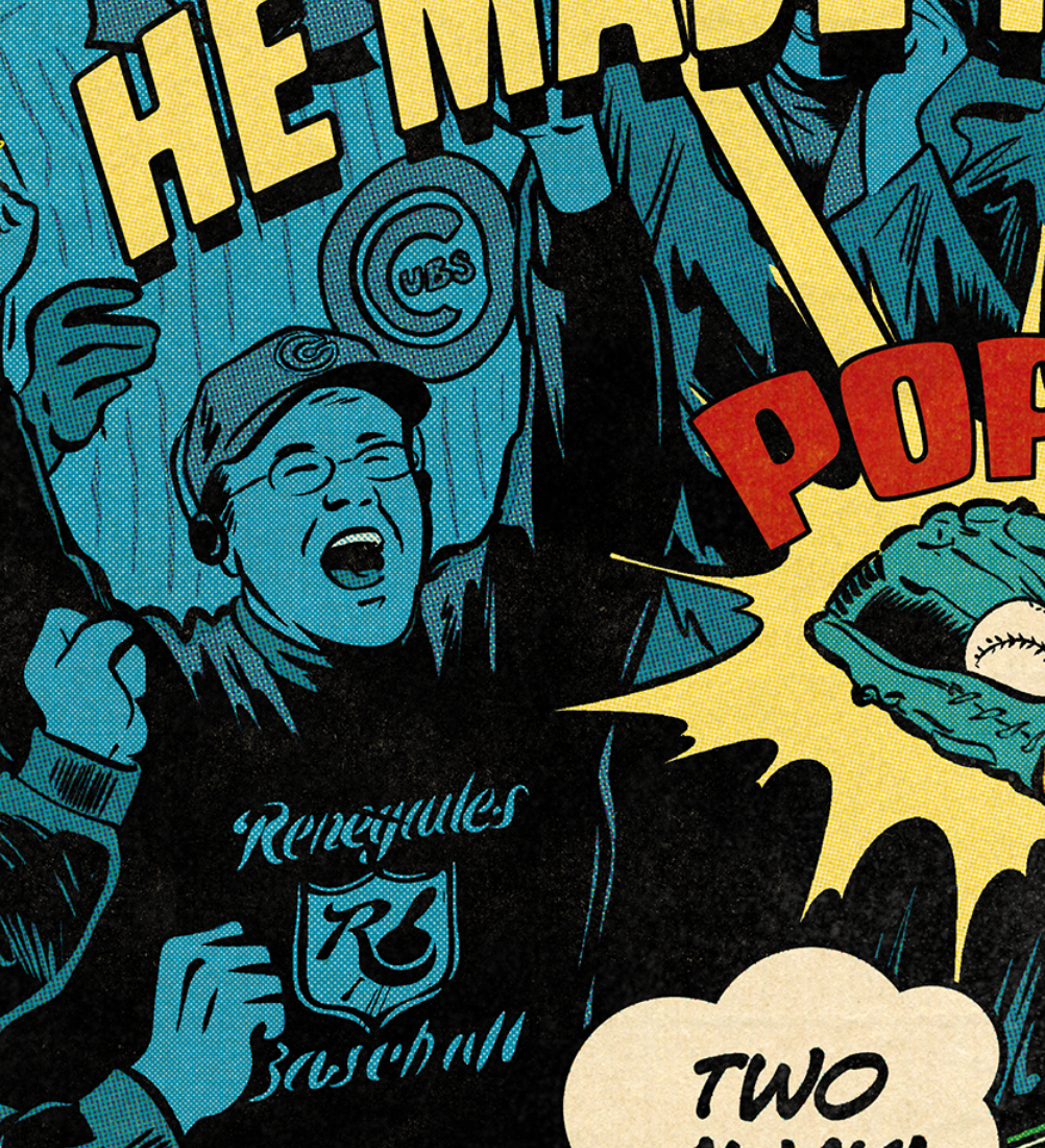 232. "Imagine If...He Made the Catch"  7" x 10.5"