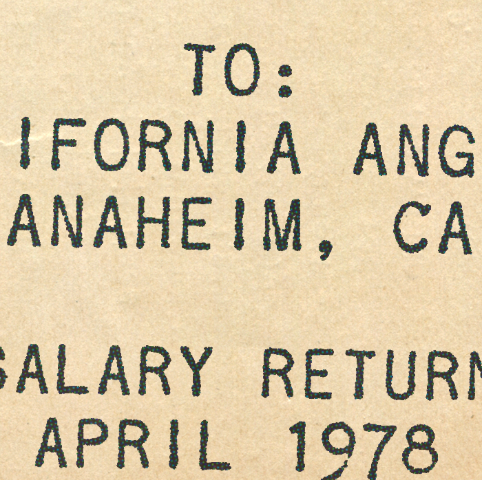 237. "Lyman Bostock: Return to Sender"  7" x 10.5"