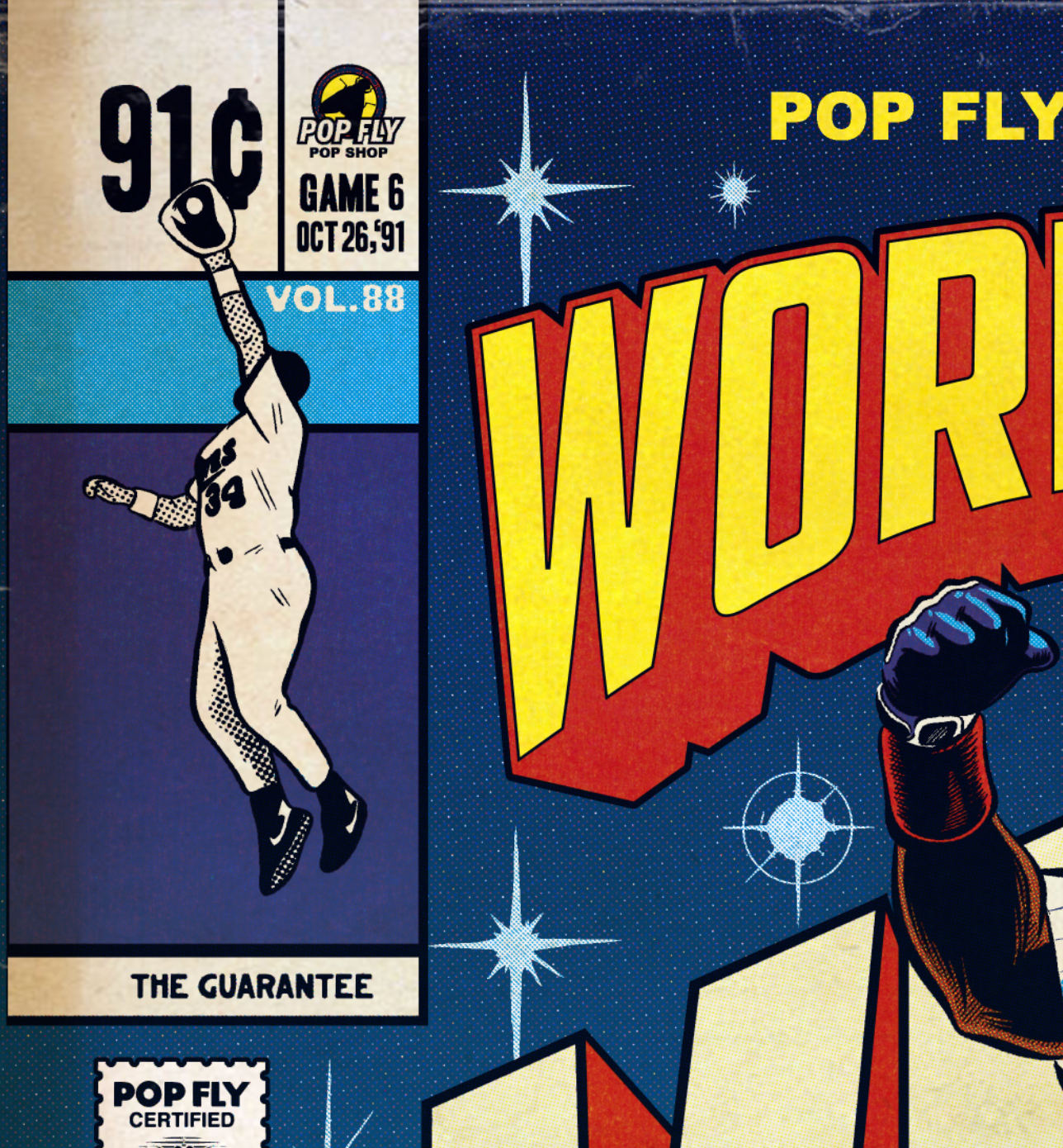 253. "World Series 91: And We'll See You Tomorrow Night!"  7" x 10.5"