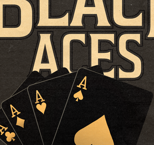 256. "The Black Aces "  7" x 10.5"