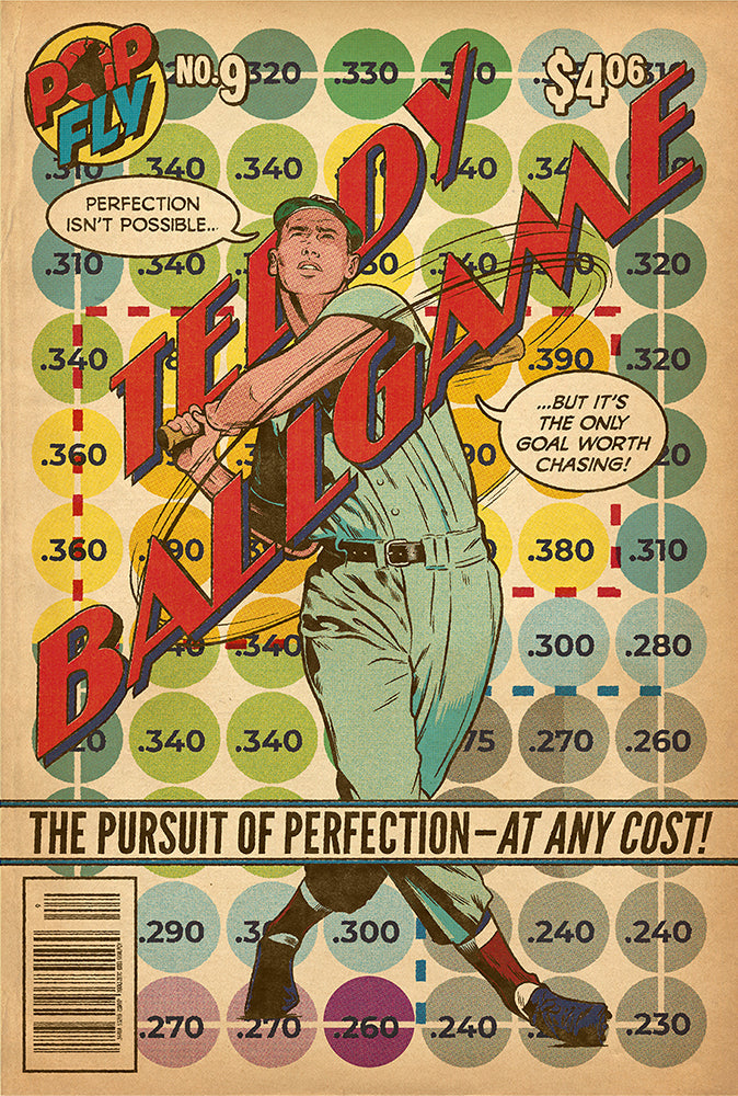 225. "Teddy Ballgame"  7" x 10.5"