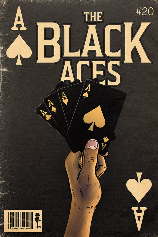 256. "The Black Aces "  7" x 10.5"