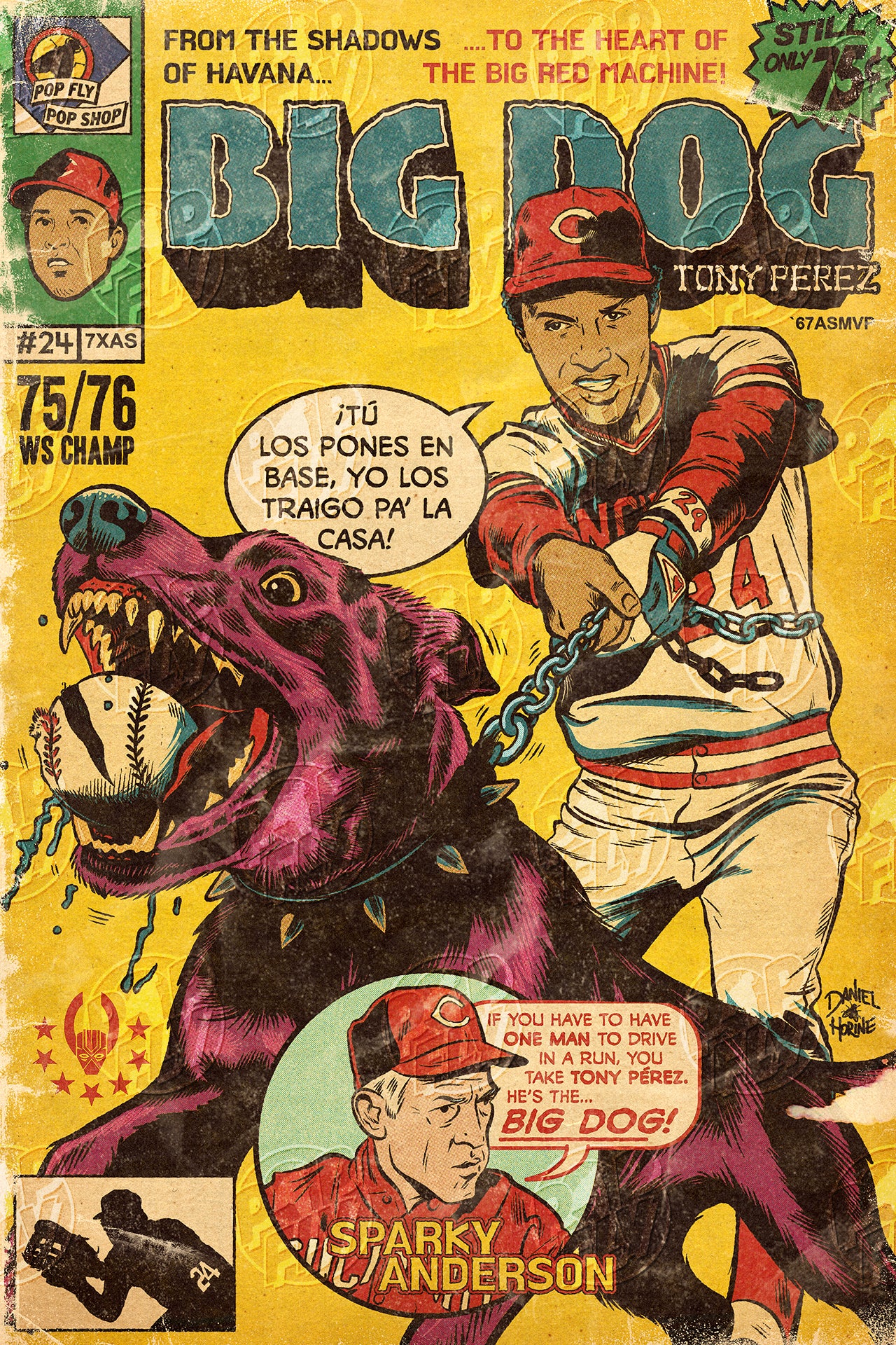 219. “Big Dog" 7" x 10.5" Art Print