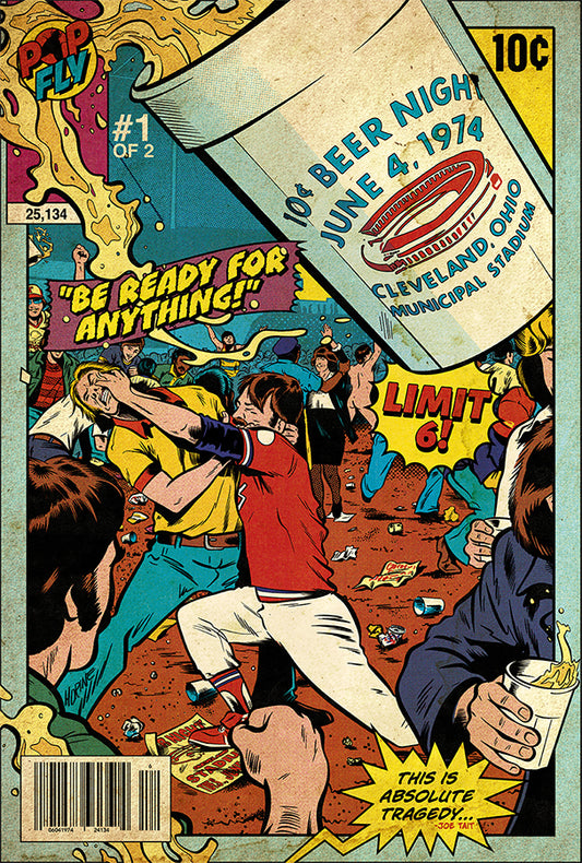 239. "10¢  Beer Night"  7" x 10.5"