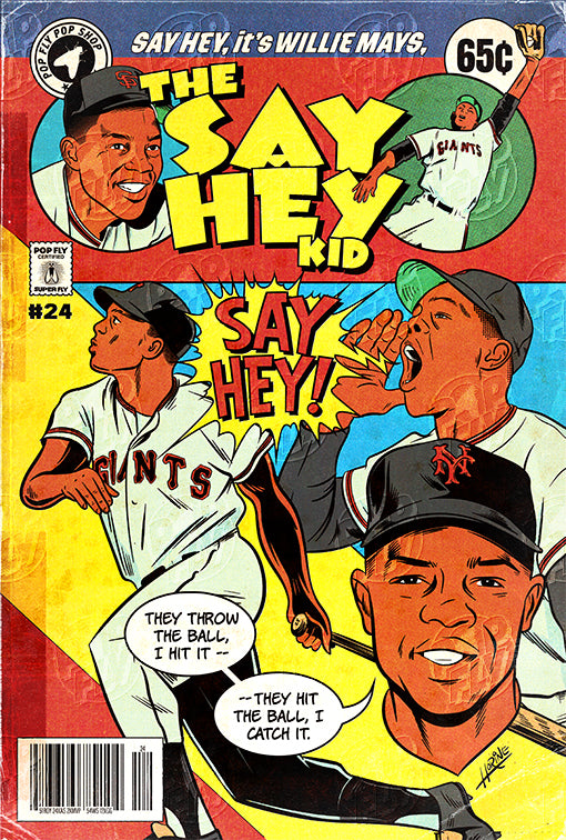 164. "The Say Hey Kid" 7" x 10.5" Art Print