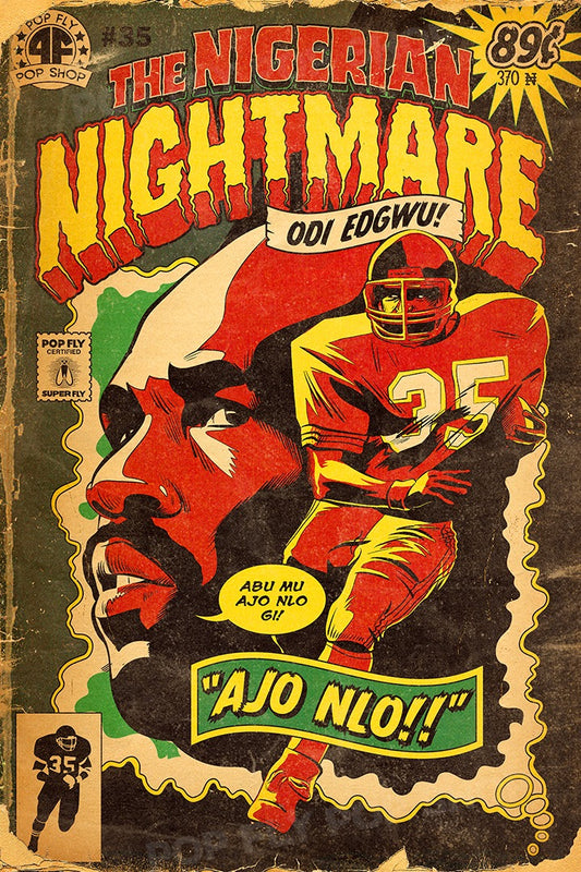 05. (SOLD OUT) "The Nigerian Nightmare" 7" x 10.5" Art Print