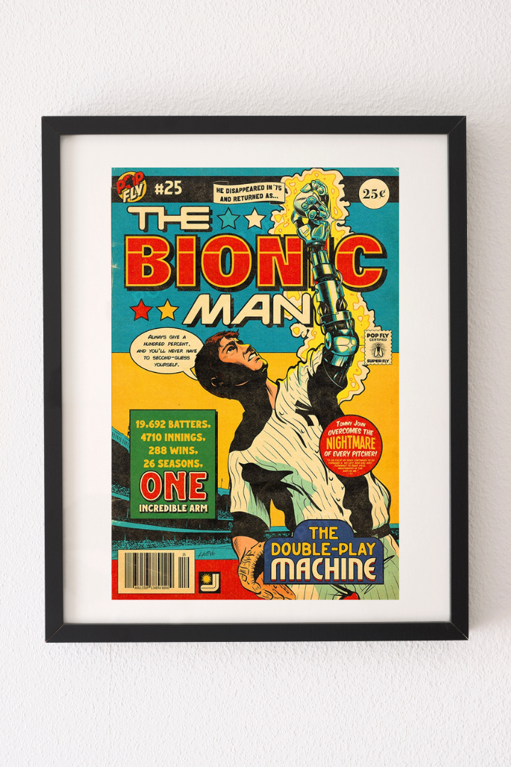 73. (SOLD OUT) "The Bionic Man" 7" x 10.5" Art Print