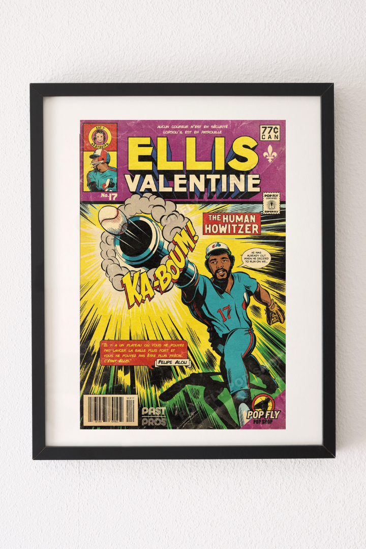 57. (SOLD OUT)  "Ellis Valentine: The Human Howitzer" 7" x 10.5" Art Print