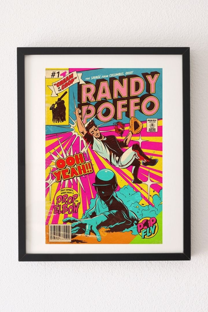 76. (SOLD OUT) "Randy Poffo" 7" x 10.5" Art Print