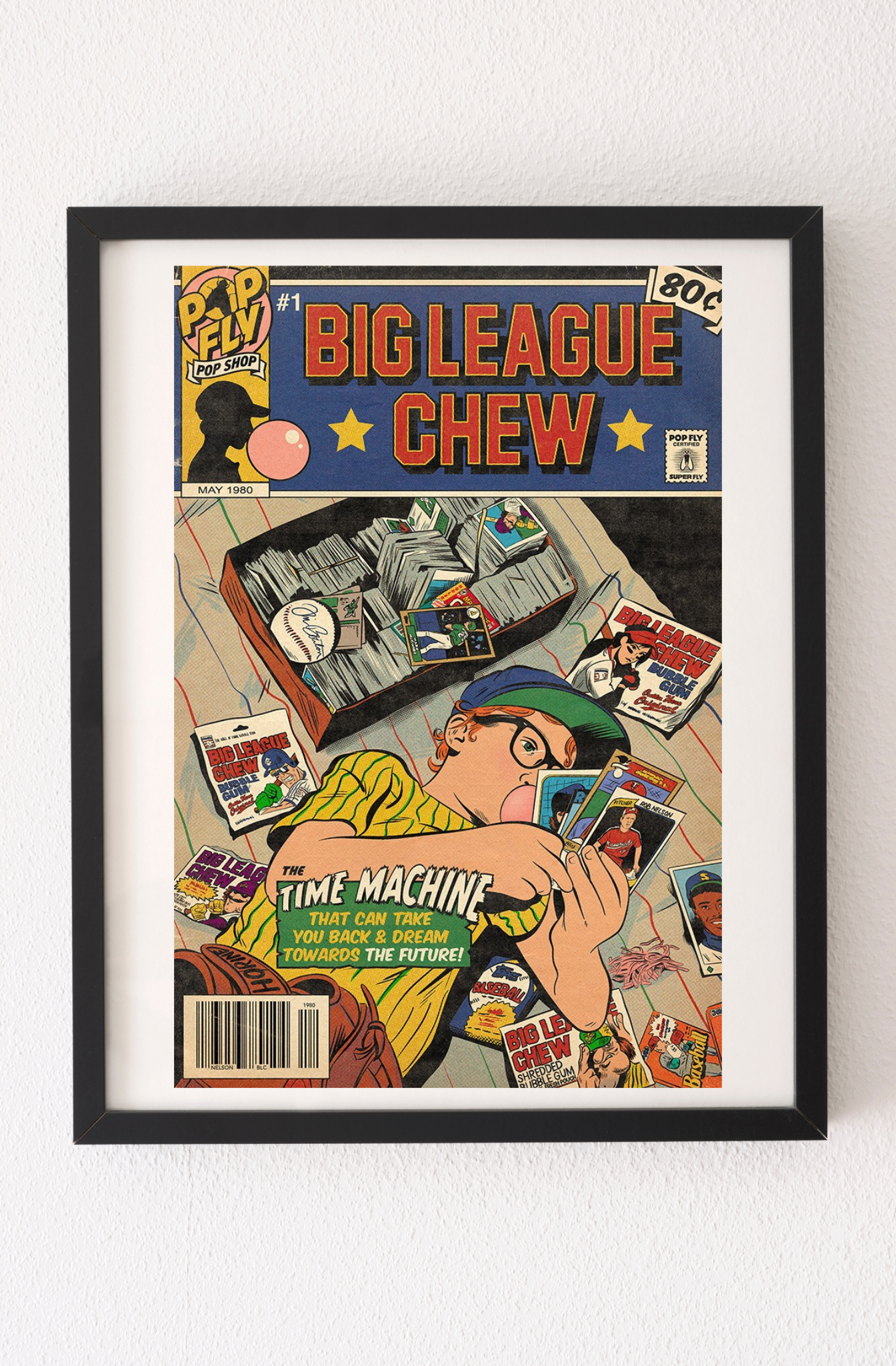 95. (SOLD OUT) "Big League Chew" 7" x 10.5" Art Print