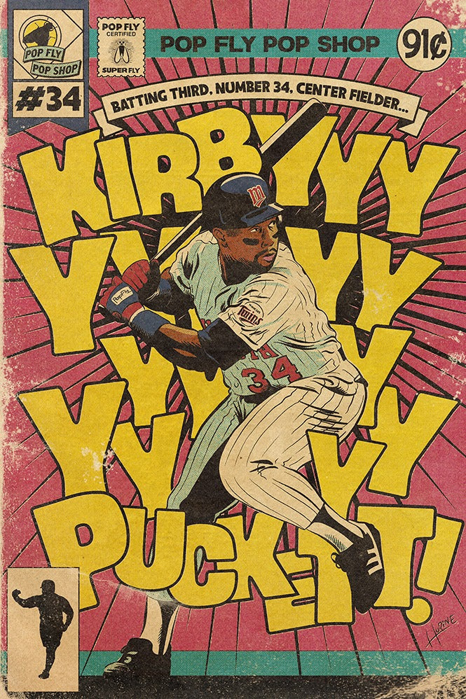 38. (SOLD OUT) "Kirbyyyyy Puckett" 7" x 10.5" Art Print