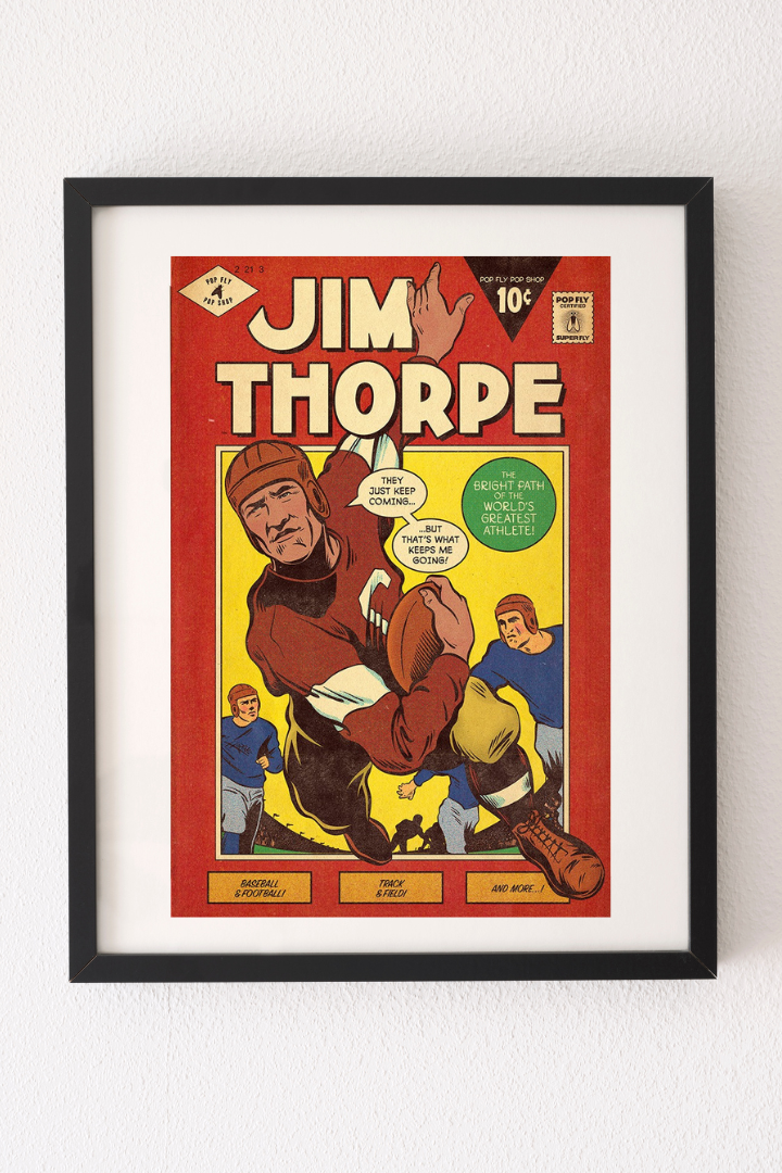 09. (SOLD OUT) "Jim Thorpe" 7" x 10.5" Art Print