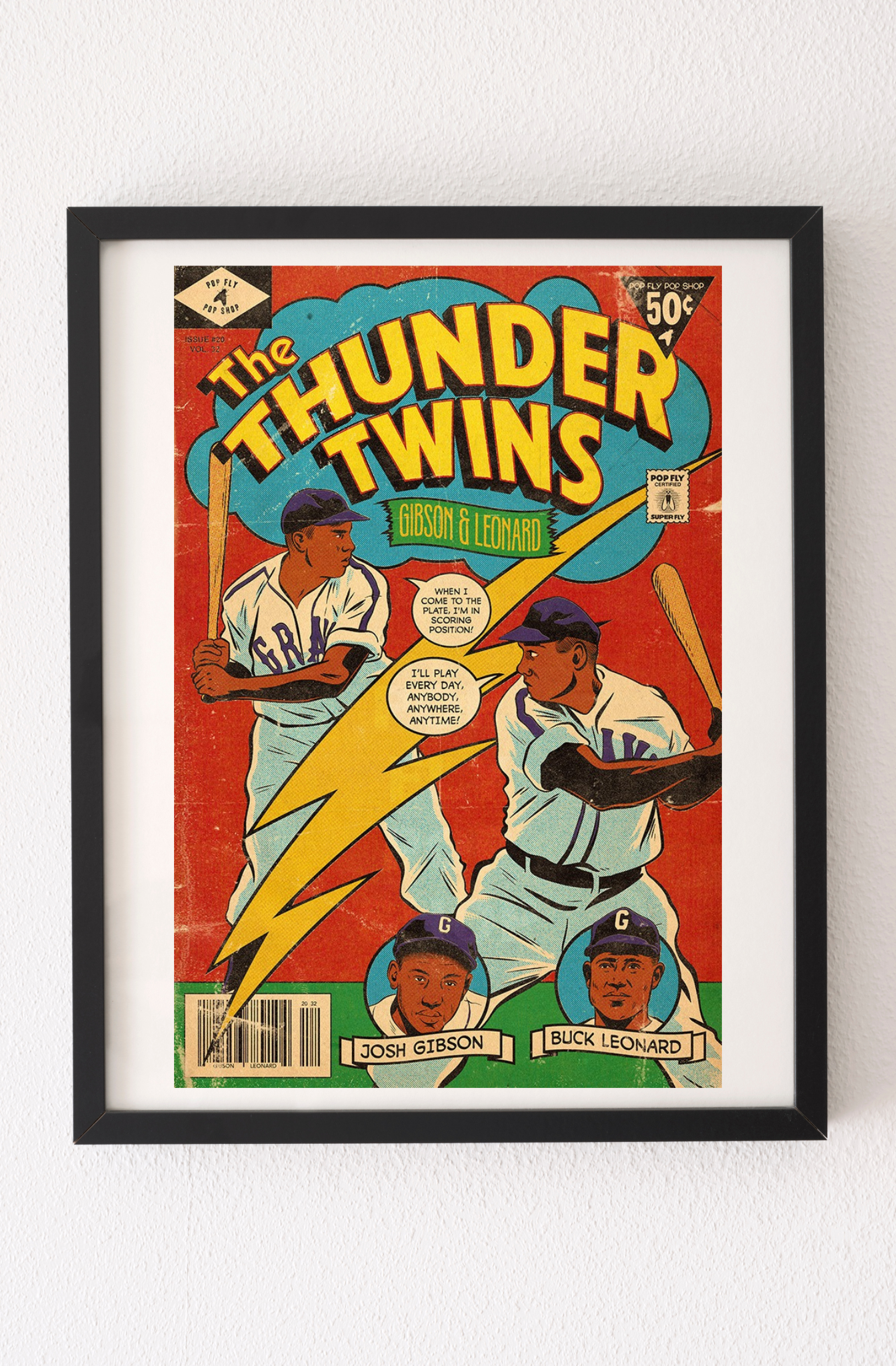 96. (SOLD OUT) "The Thunder Twins" 7" x 10.5" Art Print