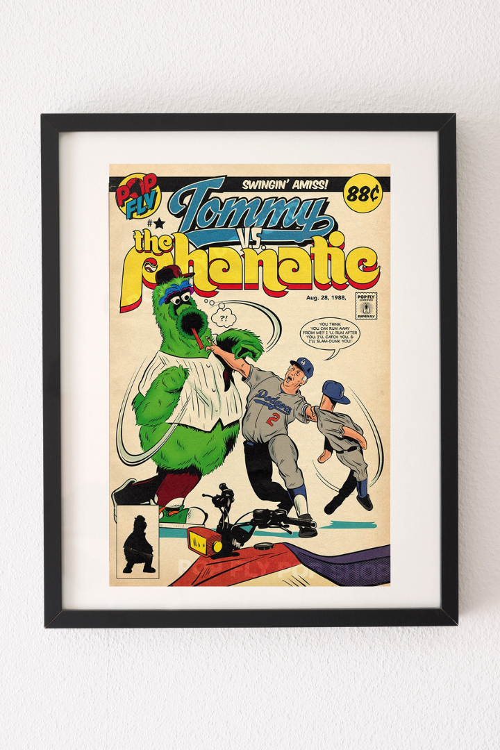 91. (SOLD OUT) "Tommy Vs. The Phanatic" 7" x 10.5" Art Print