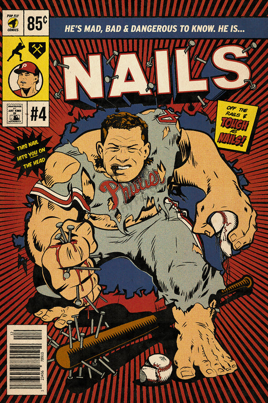 03. (SOLD OUT) "Nails" Lenny Dykstra 7" x 10.5" Art Print