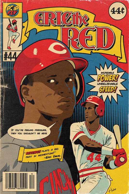 11. (SOLD OUT) "Eric the Red" Eric Davis 7" x 10.5" Art Print