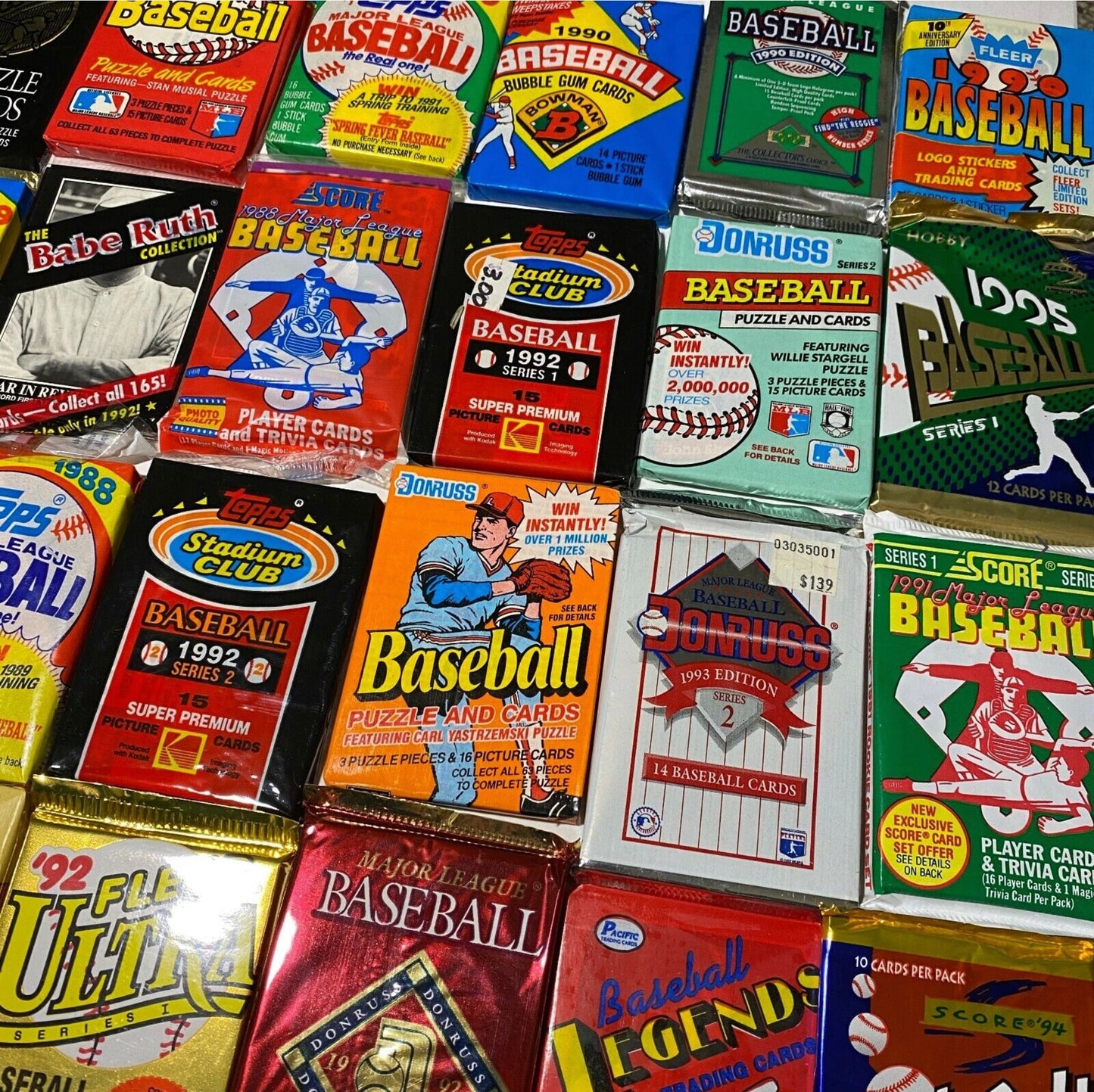 Mystery Pack of Vintage Baseball Cards