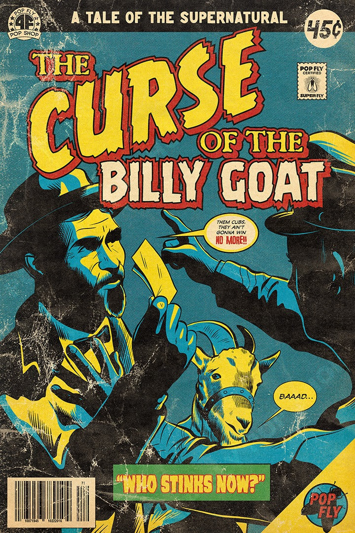 72. (SOLD OUT) "The Curse of the Billy Goat" 7" x 10.5" Art Print